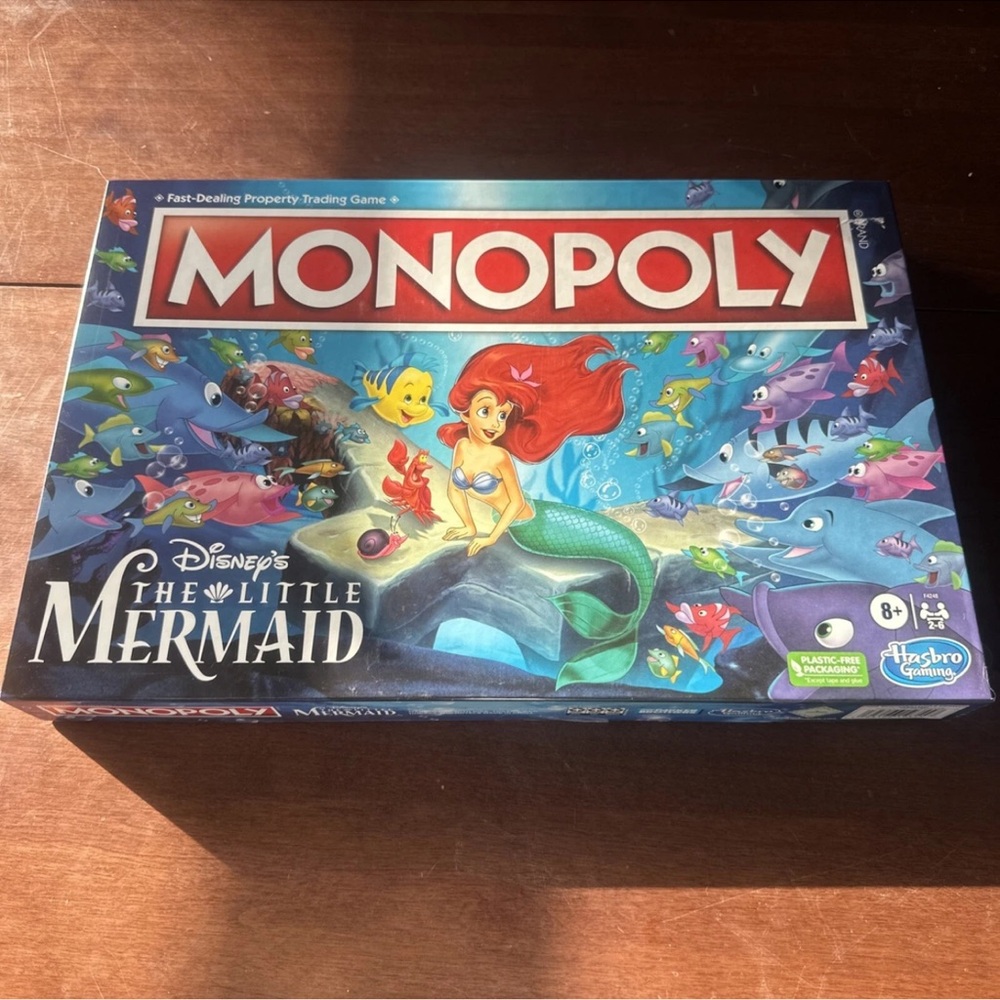 Hasbro The Little Mermaid Monopoly Game - Colorful Edition